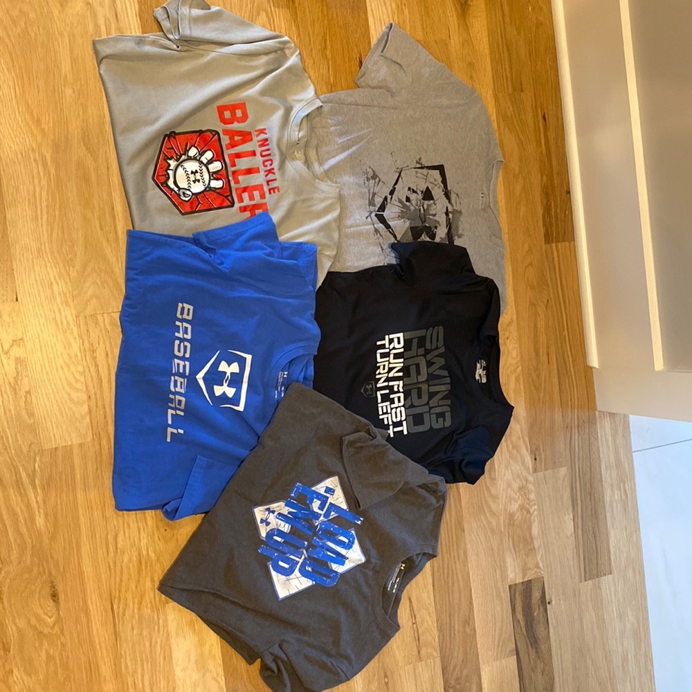 Boys Under Armour shirts